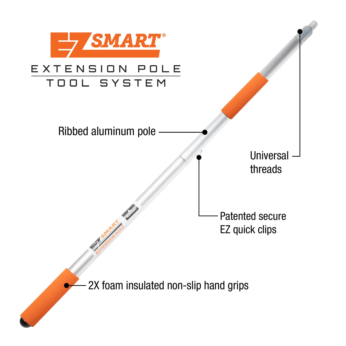 16' Extension Pole, Case of six (6)